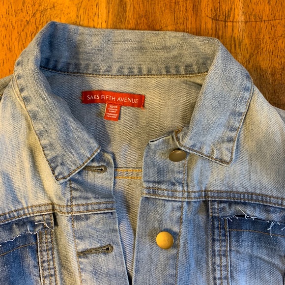 Jean Jacket- Saks Fifth Ave - Picture 4 of 4